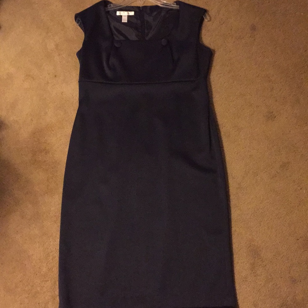 Navy blue cocktail dress